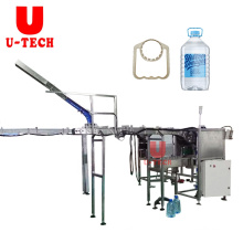 small manufacturing factory 3-18L water oil bottle handle applicator manual pull ring capping machine